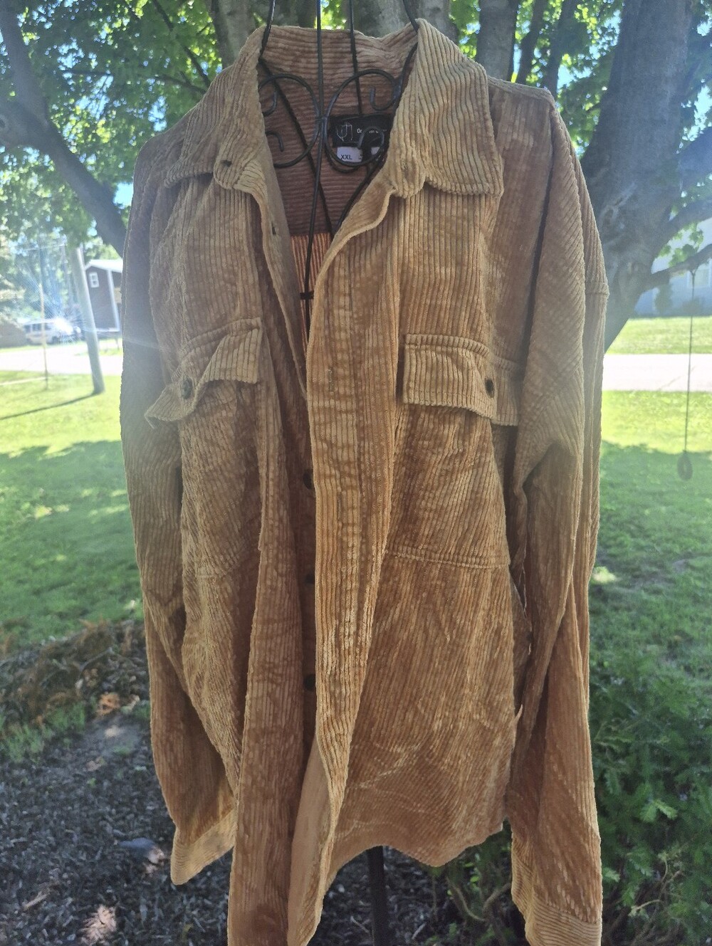 Original Use XXL Corduroy Jacket in Tan - Picture 3 of 6